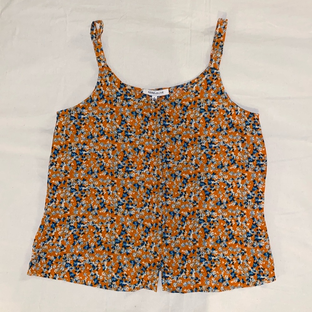 Rose & Olive Floral Camisole Top - Picture 6 of 12